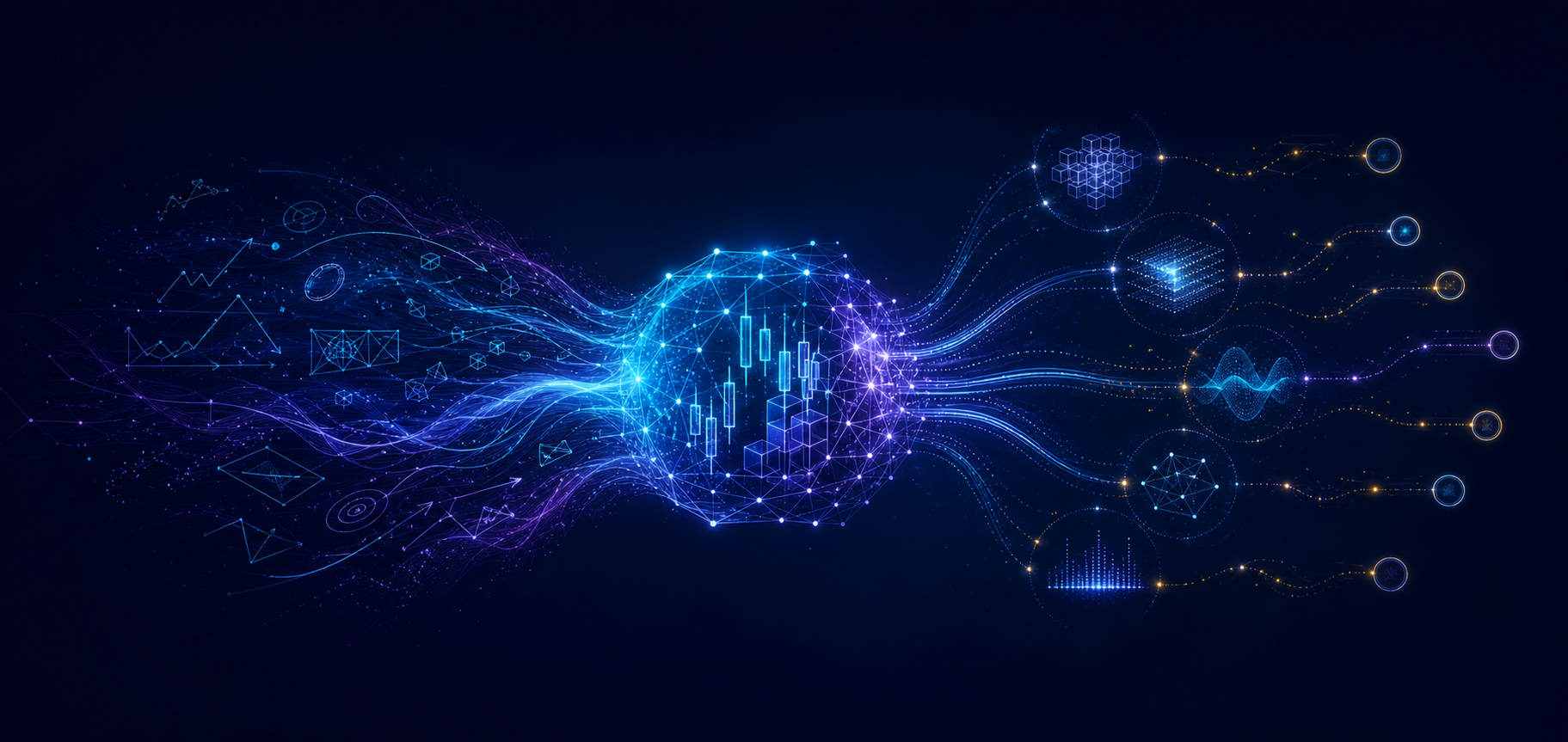 Trader intuition flowing through a personal research agent into structured market evidence